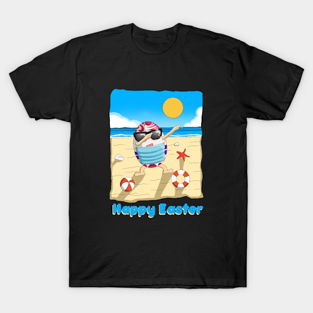 Happy Easter Summer Beach T-Shirt by Bertees